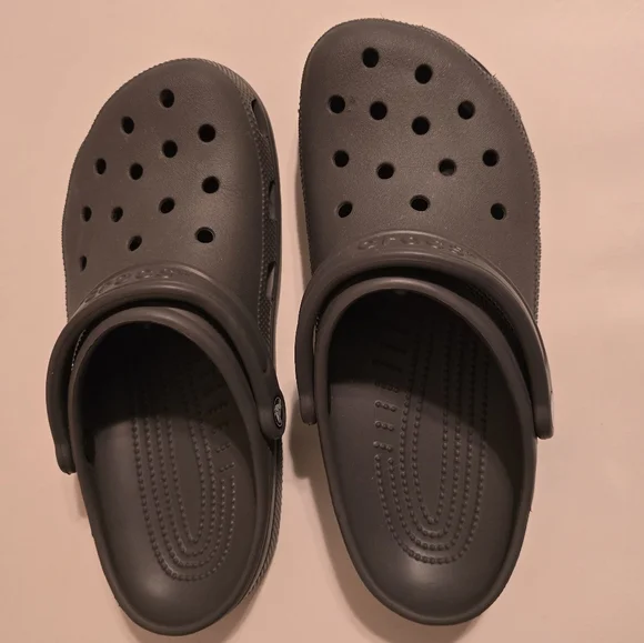 Gray Clogs with Strap - Picture 3 of 7